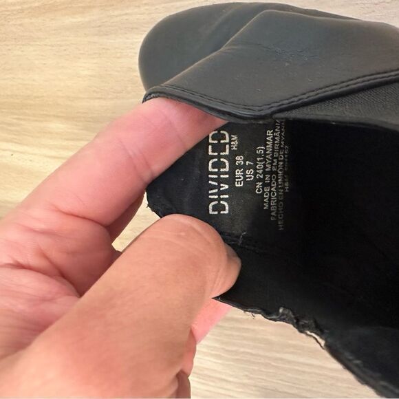 Divided by H&M Black Ankle Boots - Picture 7 of 9